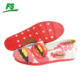 venda quente mão pintada de sapatos de lona para a menina, elegantes sapatos de lona meninas